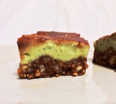 Chocolate Peppermint Slice