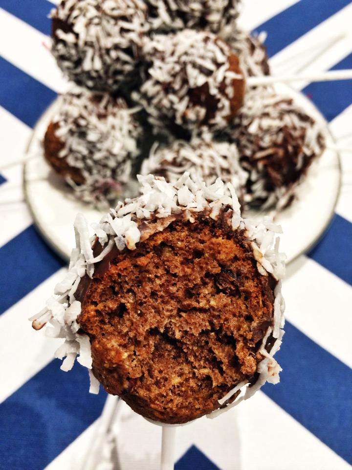 Raspberry + White Chocolate Lamingtons | Finger, Fork & Knife