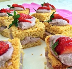 Strawberry & Vanilla Slice
