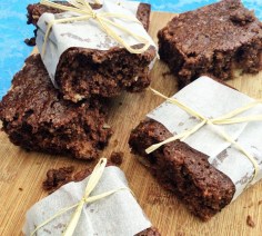 Baked Double Chocolate & Banana Chunk Brownies