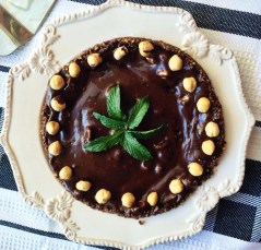 Raw Nutella Pie