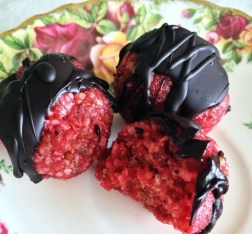 Cherry Ripe Bites