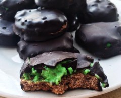 Mint Slice Biscuits