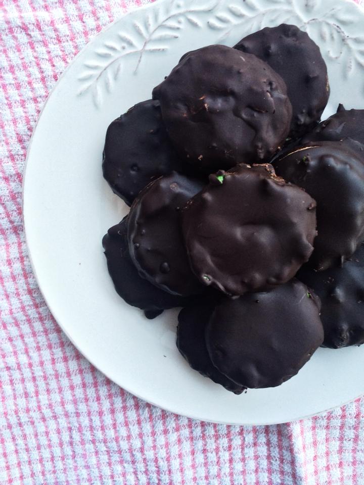 Mint Slice Biscuits My Clean Treats