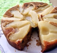 Pear & Date Upside Down Cake 