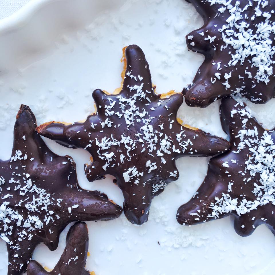 Christmas Star Cookies - My Clean Treats